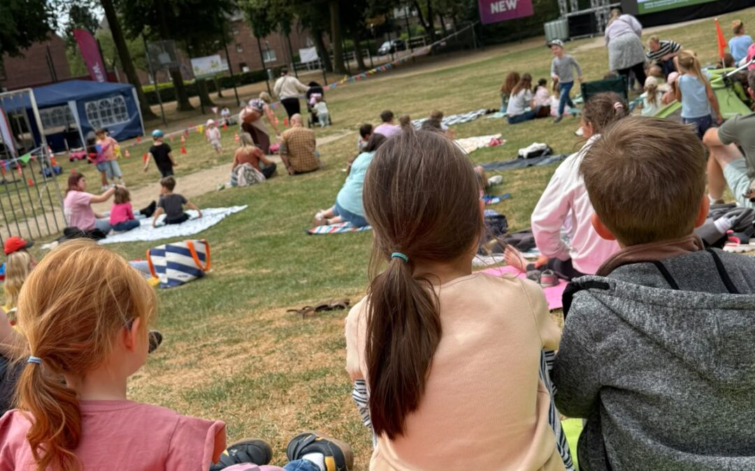 Besuch im Open Air Kino
